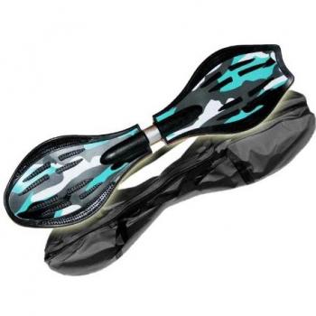 MAXOfit Waveboard Pro Mini – mit LED-Rollen, Tasche & Extras (bis 129 kg)