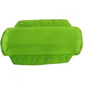Wolken‑Soft Kopfstütze Arosa – PVC, 32 x 22 cm, anthrazit/Grün