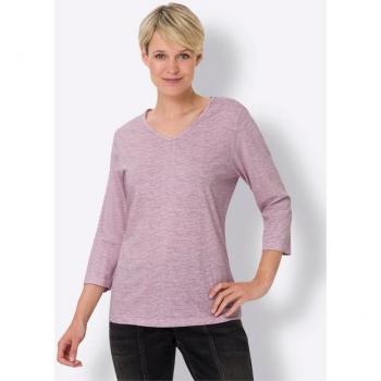 3/4-Arm-Shirt in Lila