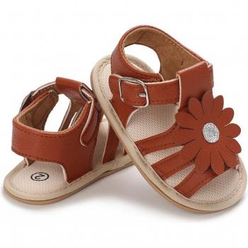 Emmababy Soft Leather Baby Girl Walking Shoes