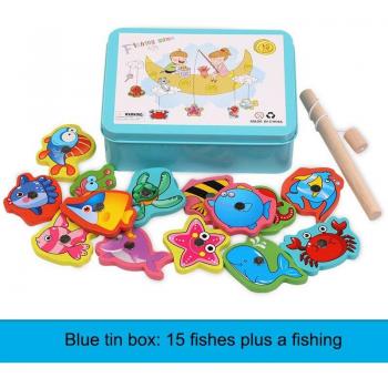 15 Pcs Educational Magnetic Fish Game