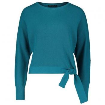 Betty Barclay Pullover in colonial blue mit Bindeband