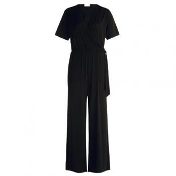 Cartoon Overall „Damen“ – Bindegürtel, schwarz, 95 % Polyester, 5 % Elasthan