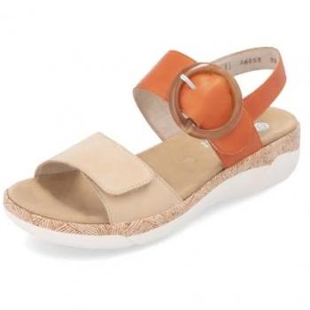 Keil‑Sandalette mit Klettverschluss – Remonté