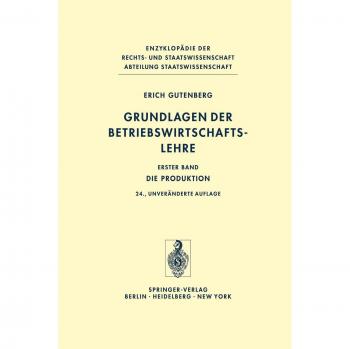 Gutenberg, Erich: Grundlagen der Betriebswirtschaftslehre
