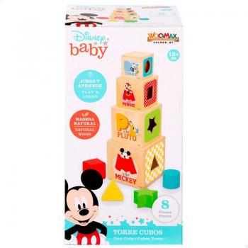 WOOMAX Disney Cubos de madera con formas
