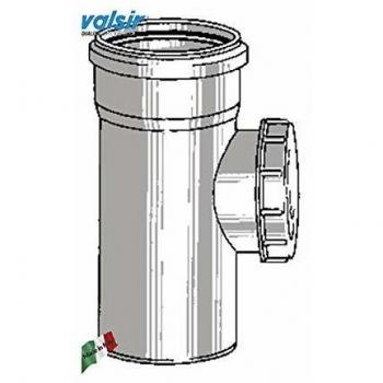 Ispezione scarico Valsir grigio PP HT d. 110