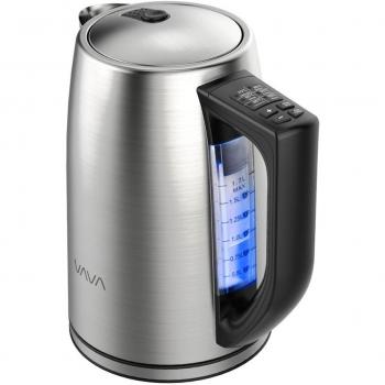 Bollitore Acciaio Inox VAVA 1,7 L con Regolazione della Temperatura