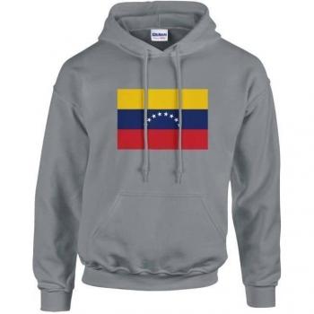 PixelForma Grigio Capuche Bandiera Venezuela Felpa Longa