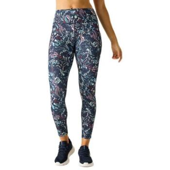 Abstract Bloom Print Leggings, Influential II, Women’s, Dark Blue, Size 12