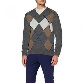 Pull Maerz, Gris (Gris Foncé 596), Medium (Taille 50) Homme
