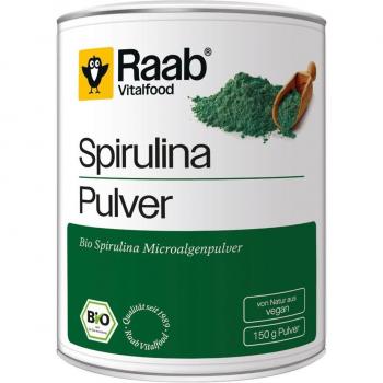 Spirulina Bio Pulver 150g von Raab