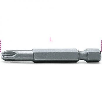 Inserto croce Pozidriv Beta 862PZ attacco esagonale 1/4, 50 mm (10pz)