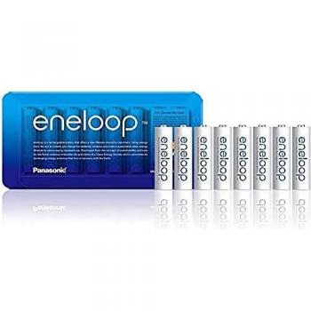 Panasonic eneloop AA Ready-to-Use Rechargeable Batteries, 8-Pack