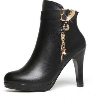 Bottines Décontractées à Talon Fin