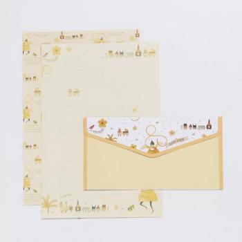 A5 Floral Letterhead & Envelope Set