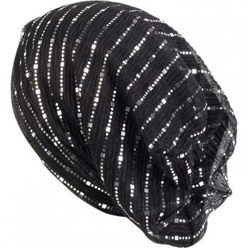 Geebro Unisex Sequin Slouchy Hat
