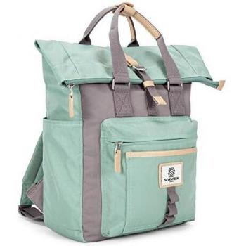 Seveteen London Fits 13 Laptops Roll Top Backpack