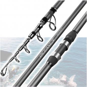 Canna telescopica ultra leggera 3,6 mt per pesca in mare e lago