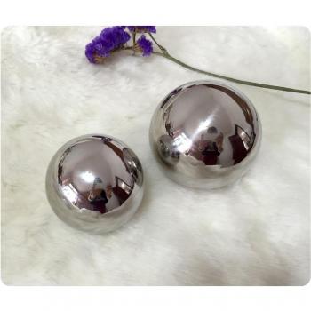 5pcs 48mm Hollow Stainless Steel Decorative Balls
