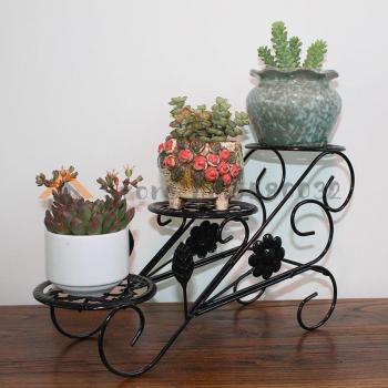 Wrought Iron Office Flower Display Stand