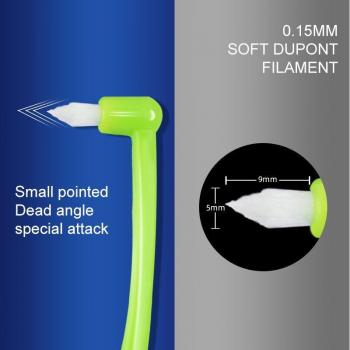 Cusp Interdental Toothbrush