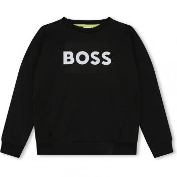 BOSS Sweatshirt J50767 S Schwarz mit Logo