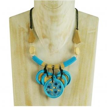 Collar “Mistinguette” Turquesa (R4305) – Colores Sakura