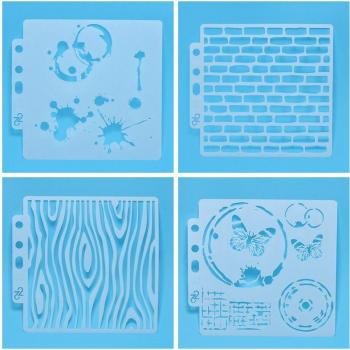 Butterfly Wave Stencils for Decorative Embossing and Sewing