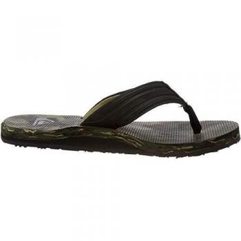 Quiksilver Island Oasis, Footwear de Playa y Piscina para Hombre, Multicolor (Black/Brown/Green Xkcg)