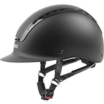 UVEX Reithelm Suxxeed Active für Damen und Herren, Schwarz, XS-S (54-55 cm)