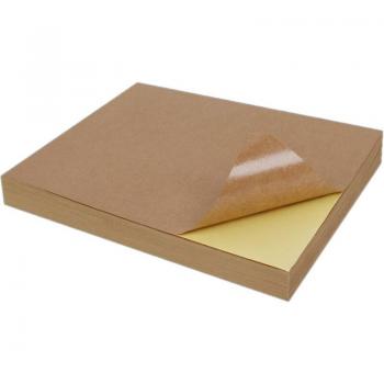A4 Kraftetikett Papier für Drucker 100 Blätter