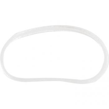 500x élastiques cheveux transparents 1mm