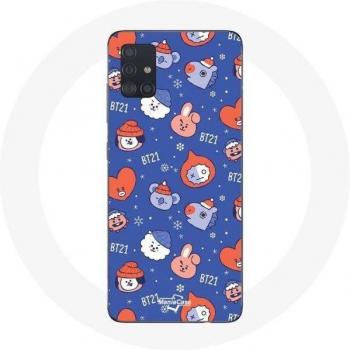 BT21 Christmas 2023 Samsung Galaxy A71 Case by BTS