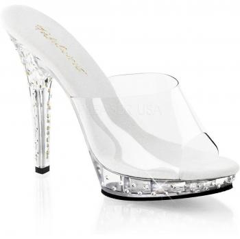 Fabulicious Strass-High-Heels Pantoletten