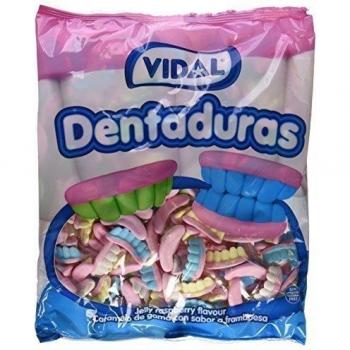Vidal Dentaduras Chuches Originales de Colores Espuma Foam Golosinas