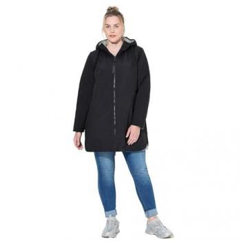 Laurasøn Damen Softshell Wendejacke, wasserabweisend, Kapuze, Größe L