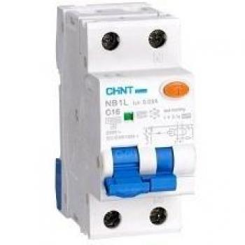 Interruttore magnetotermico differenziale 1P+N 10A 30mA 6kA 2 moduli curva C tipo AC