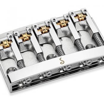 Schaller 5-String Flatmount Roller Bridge