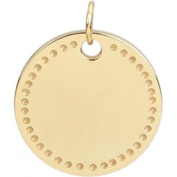 Accesorio de Joyería DIY: Dije de Acero Inoxidable 24mm