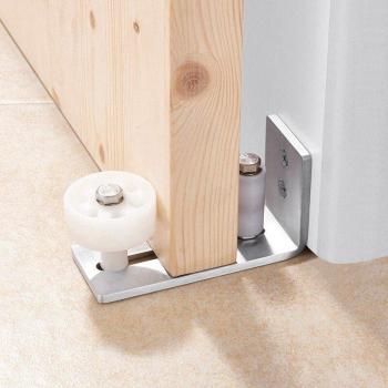Rail de sol pour porte de grange en acier inoxydable
