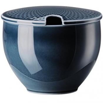 Rosenthal Junto Zuckerdose in Geschenkverpackung – Ozeanblau, 0,28 l