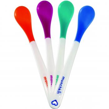 Munchkin White Hot Heat Sensor Spoons 4 Months +