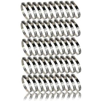 50 Stück Edelstahl Schlauchklemmen 6-12mm