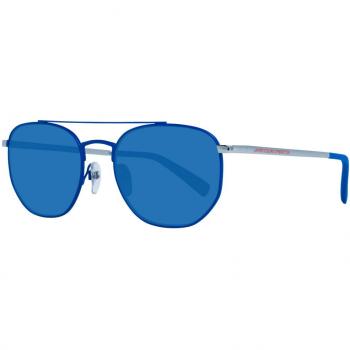 United Colors of Benetton 54mm Blaue Sonnenbrille für Herren