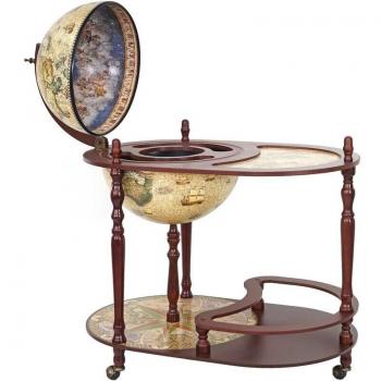 Portabottiglie a Ruota Mappamondo HHG‑524 XL