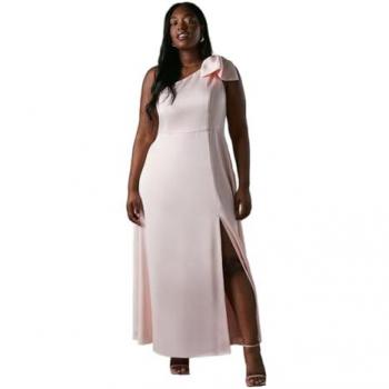 Women's Coast Blush A‑Line Bridesmaids Skirt, Size 24, Shoulder Bow