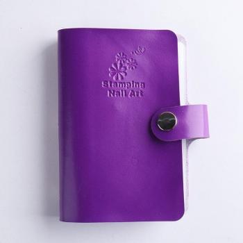 20 Slot PU Leather Nail Plate Case