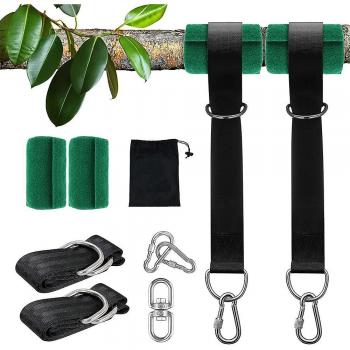 Sangles d’atelier Tree Swing – protection d’arbre et mousquetons