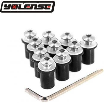 Kawasaki Z650 Z750 Z800 Z900 Z1000 Z1000SX Windschutzscheiben Schrauben M5 5mm 10er Set